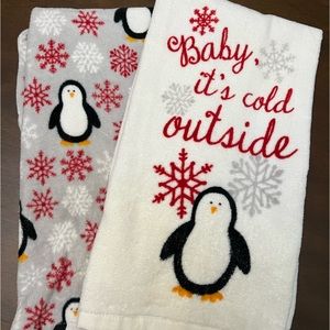 Penguin Kitchen/Bathroom Towels 🐧